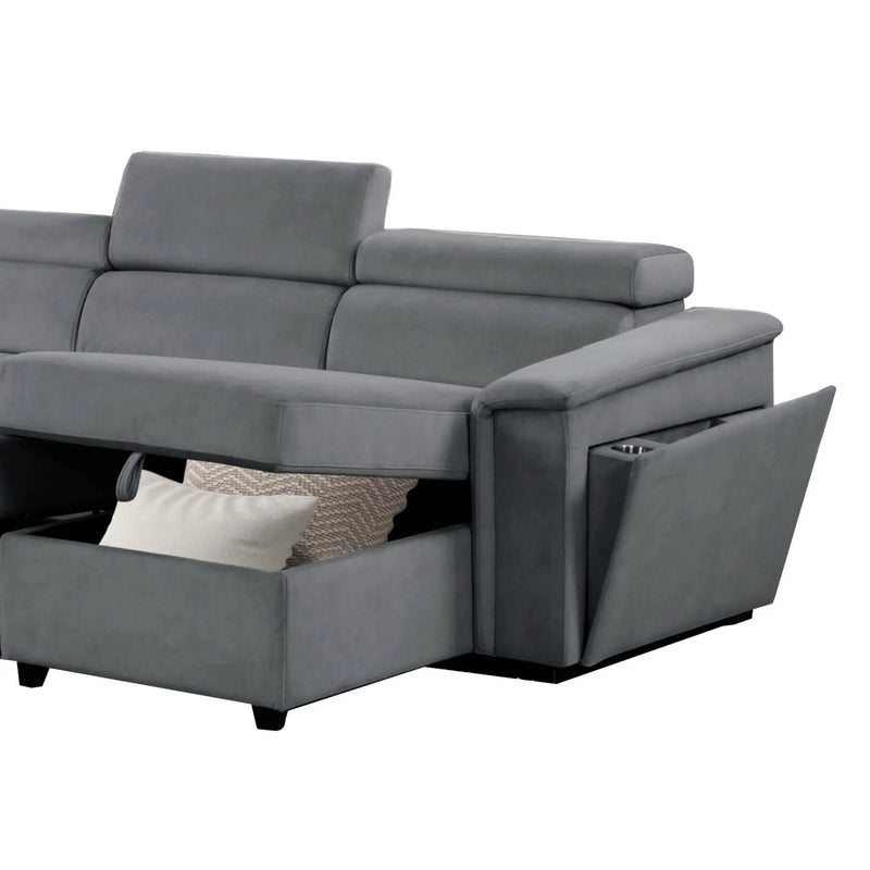 Harvey - Power Recliner Sleeper Sectional