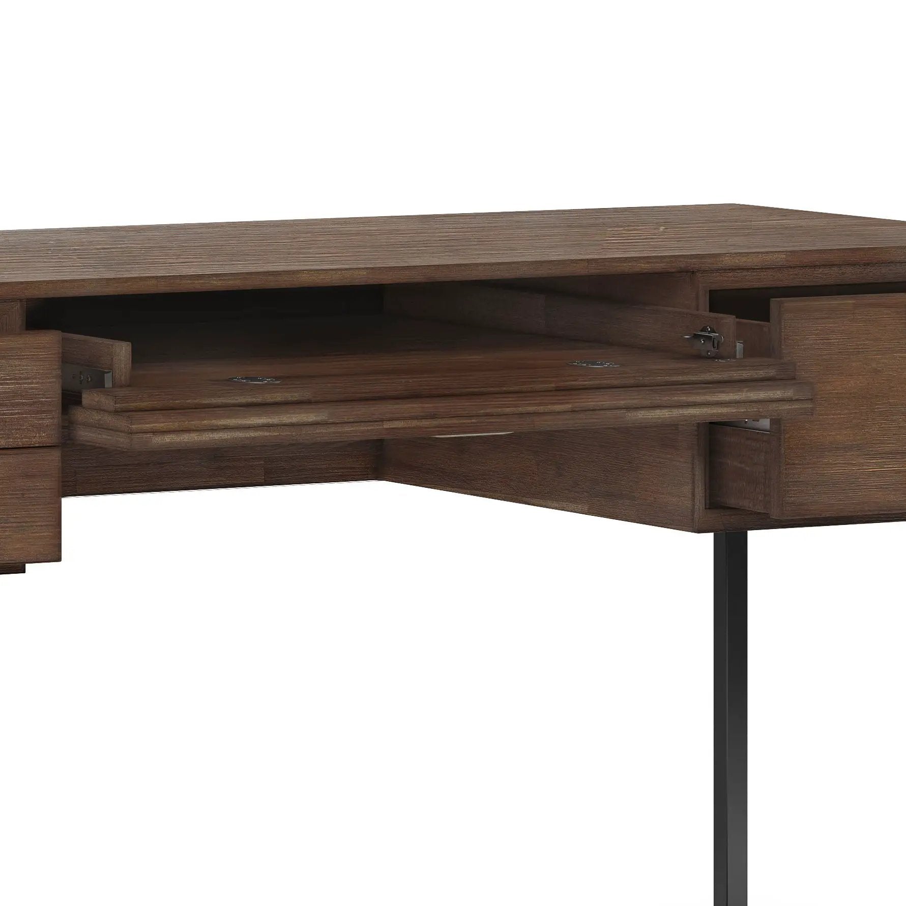 Richmond - Desk - Rustic Natural Aged Brown by HouseOfZazla