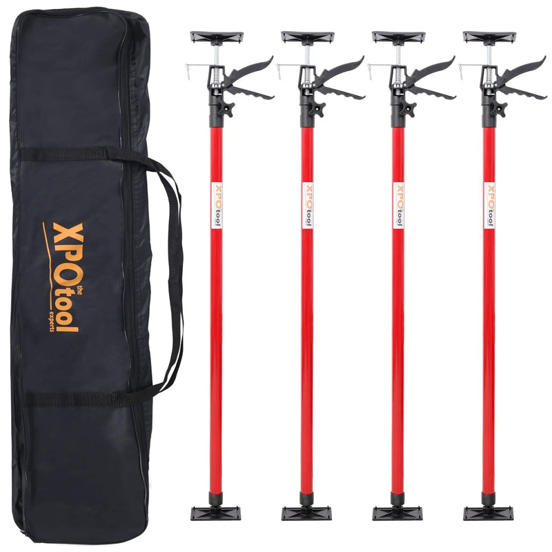 Adjustable Steel Support Pole System for Jacks and Drywalls with Carry Bag by HouseOfZazla