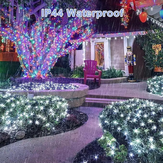JMEXSUSS 360 LED Net Christmas Lights Outdoor Waterproof, Connectable 12ft x 5ft, 8 Modes with Remote by GreenHaven Gardens