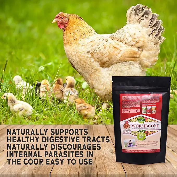 Non-GMO Backyard Chicken Nesting Herbs (4 lb) - Naturally Keep A Clean Coop Your Hens Will Love - Chicken Supplies and Feed WormBGone by GreenHaven Gardens