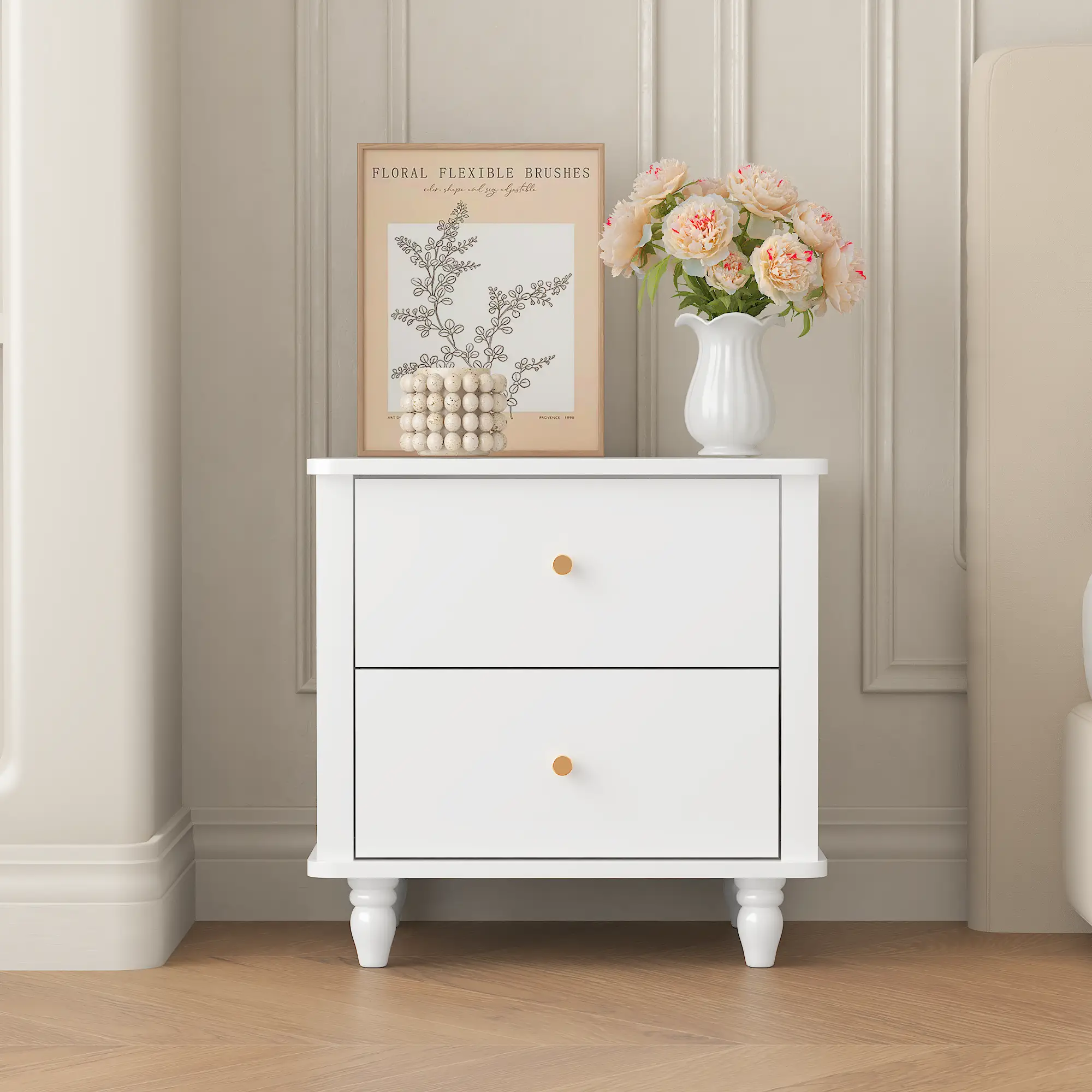 Modern 2-Drawer Nightstand by HouseOfZazla