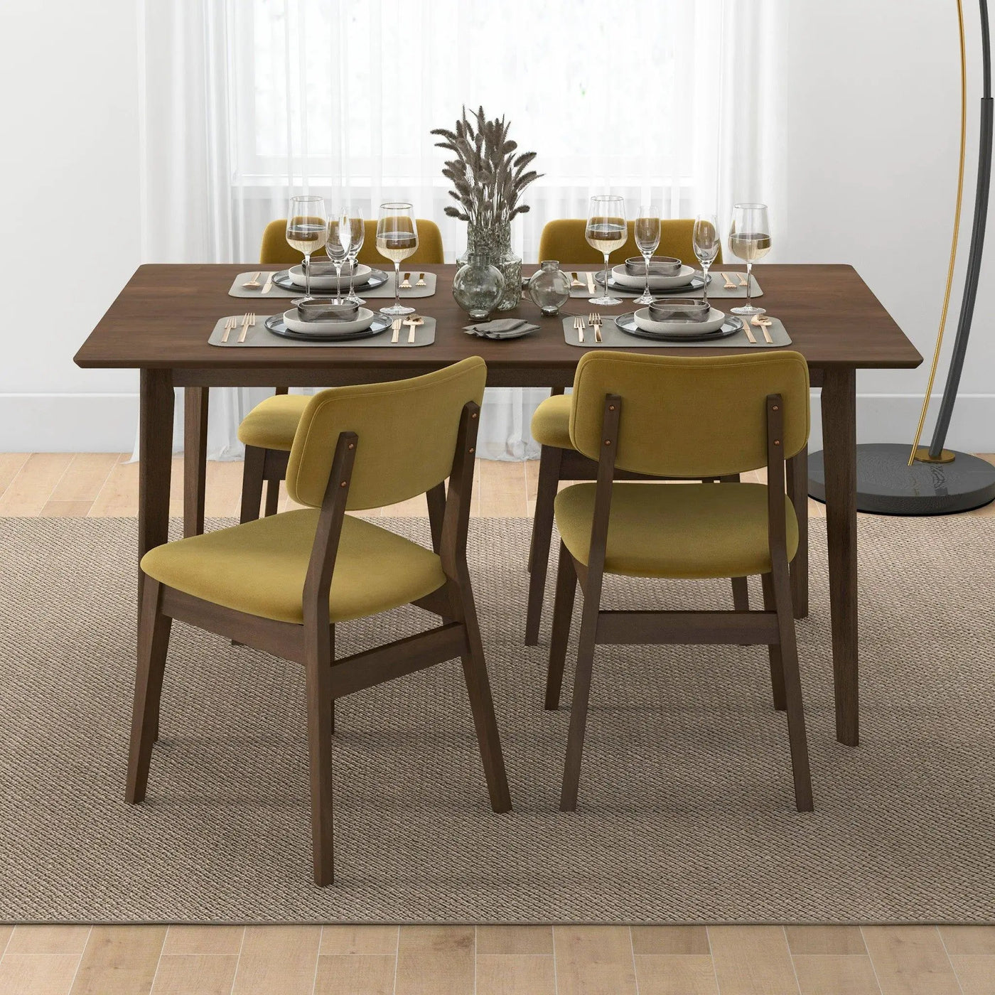 Carlos - Solid Back Side Chair (Set of 2) by HouseOfZazla