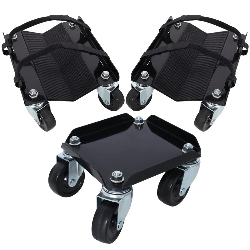 Heavy Duty Steel Snowmobile Dolly with V Slide and Swivel Casters by HouseOfZazla