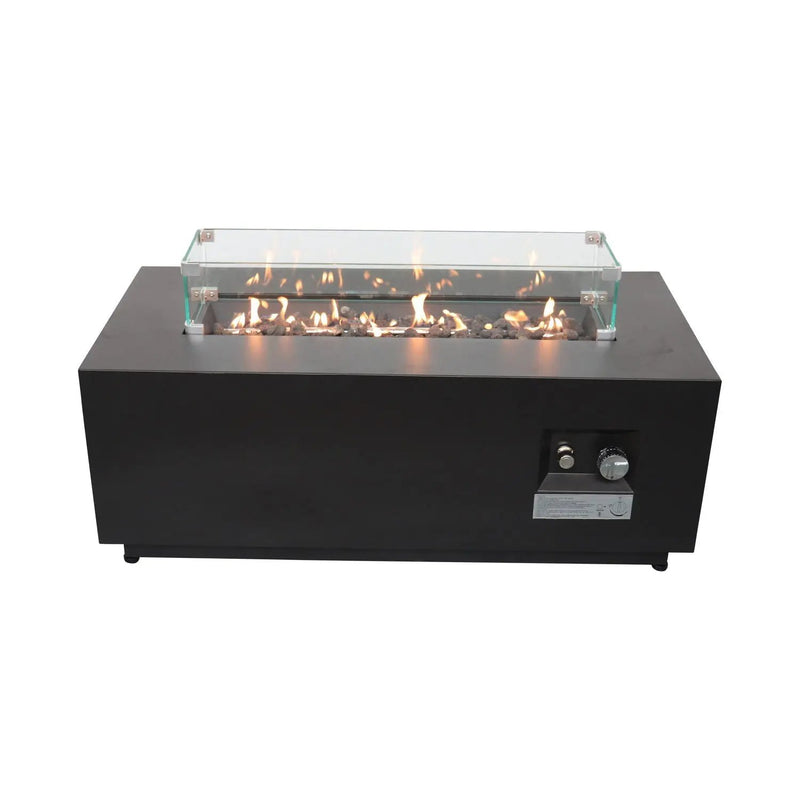 Outdoor Fire Pit Table With Lid, Fuel Versatility by Unique Piece Furniture