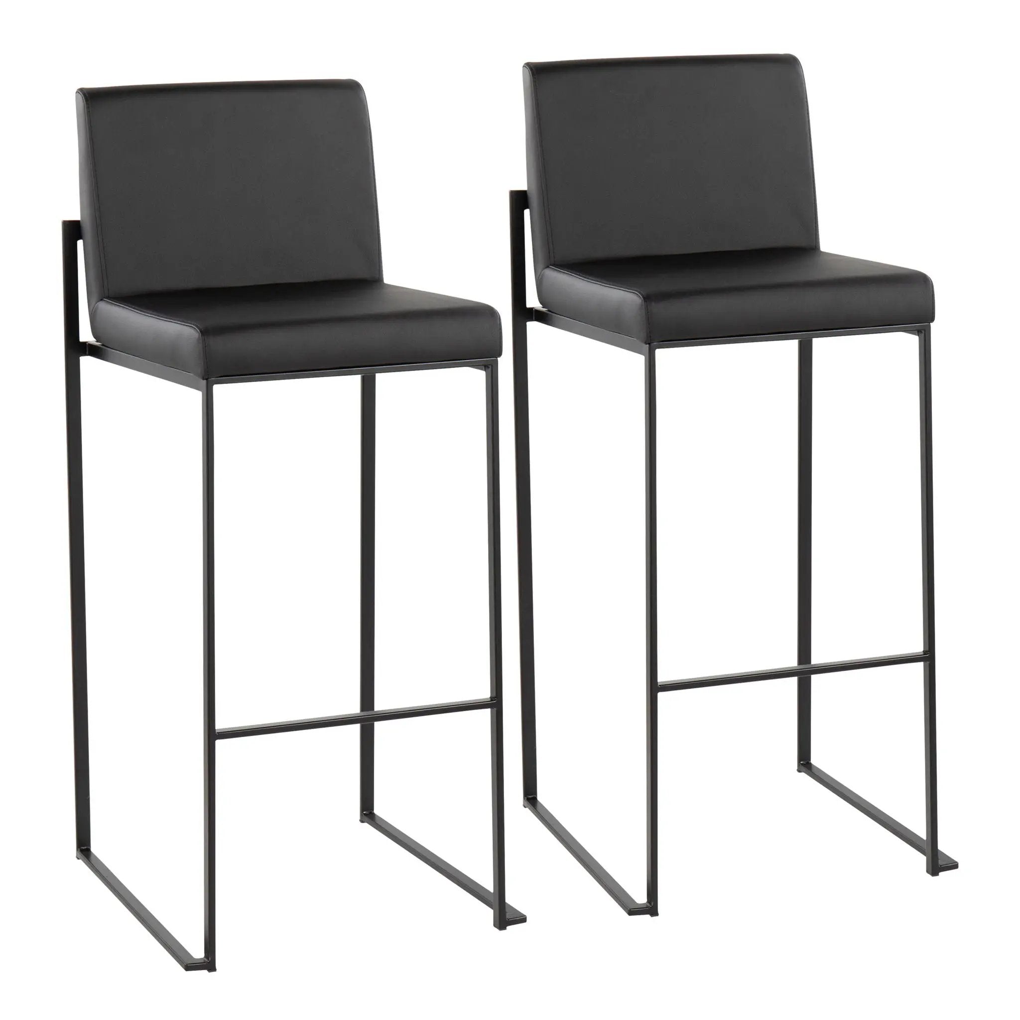 Fuji - Contemporary High Back Barstool Elegant Design by Unique Piece Furniture