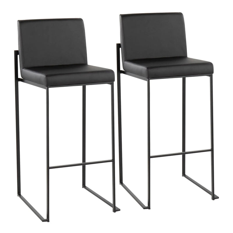 Fuji - Contemporary High Back Barstool Elegant Design by HouseOfZazla