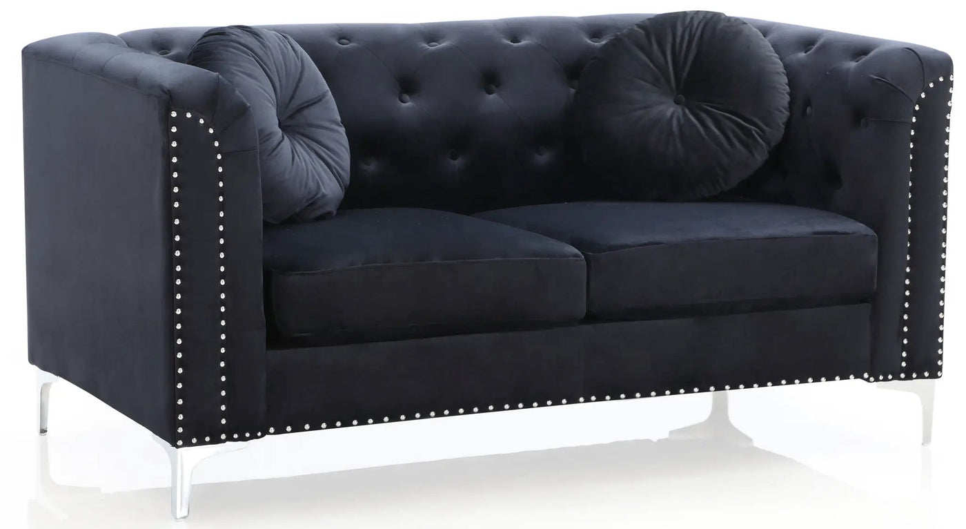 Stylish Sloped Arm Loveseat by HouseOfZazla