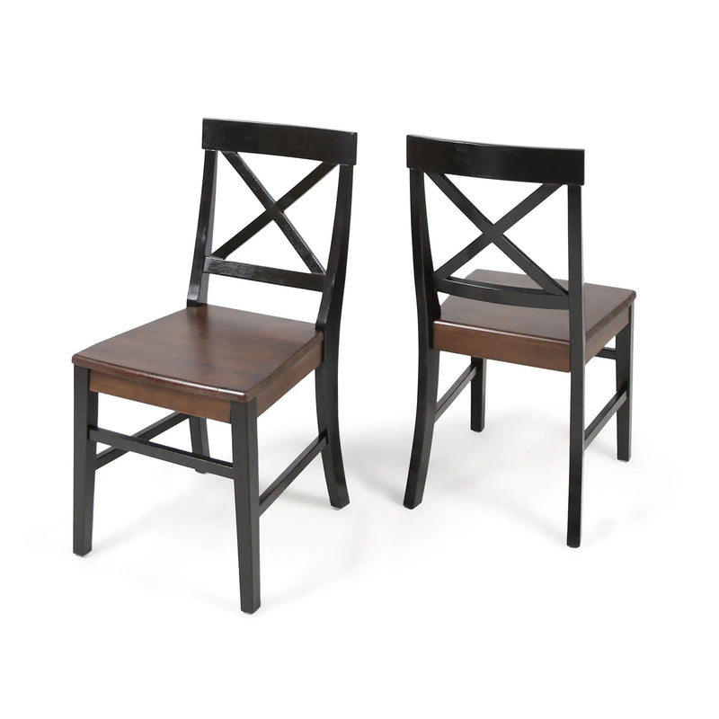 Plethora - Dining Chair With X Shaped Back (Set of 2) by HouseOfZazla
