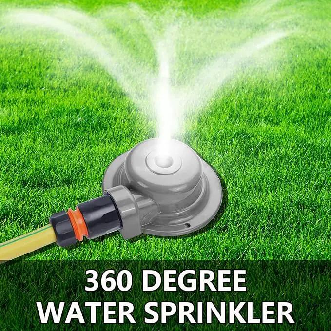 Metal Lawn Sprinkler, 2 Pack Small Area Garden Sprinklers, 360 Degree Lawn and Yard Sprinklers Sprinkler for Yard Lawn Watering by GreenHaven Gardens
