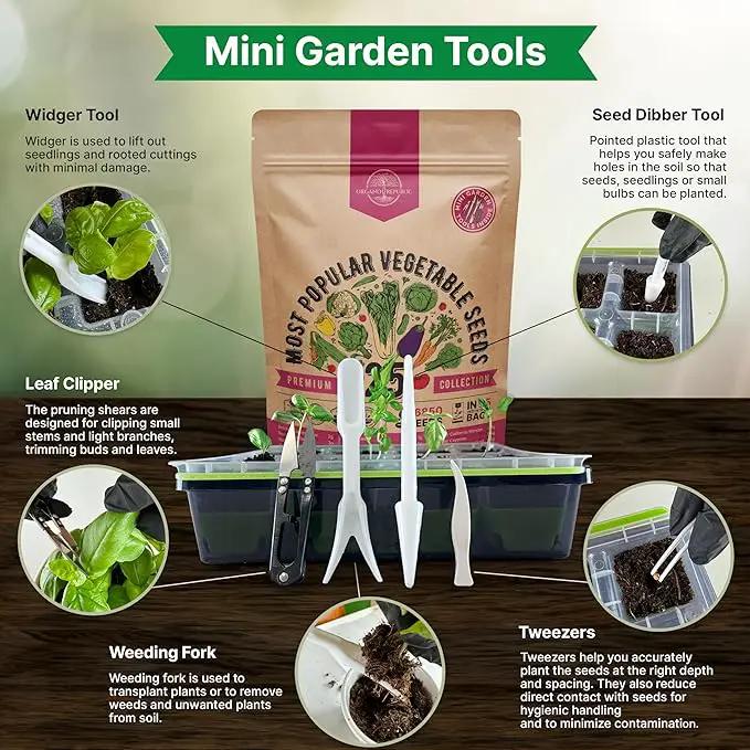 Organo Republic 25 Vegetable Seeds Variety Pack - 16,850+ Non-GMO Heirloom Seeds for Planting Vegetables & Fruits in Individual Seed Packets, Home Garden Seeds for Hydroponic, Indoor & Outdoor Garden by GreenHaven Gardens