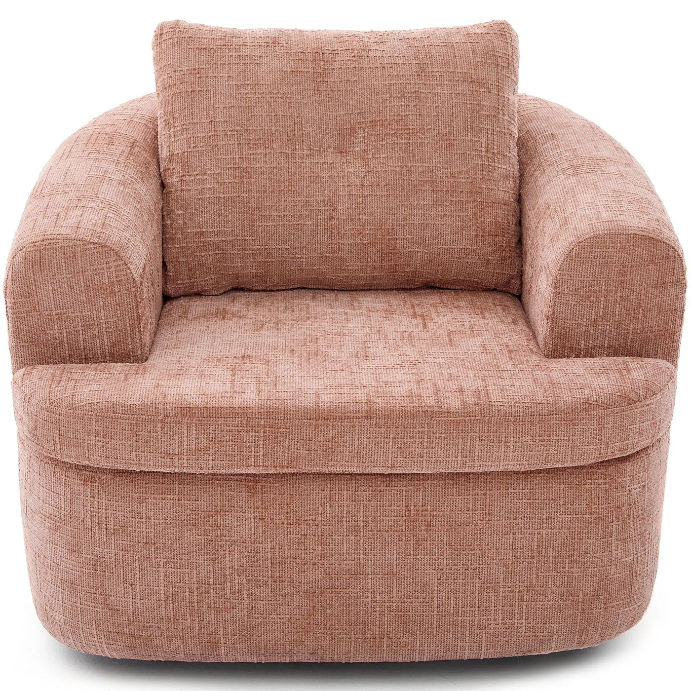 Modern Swivel Barrel Chair With Dual-Layer Cushion by Unique Piece Furniture