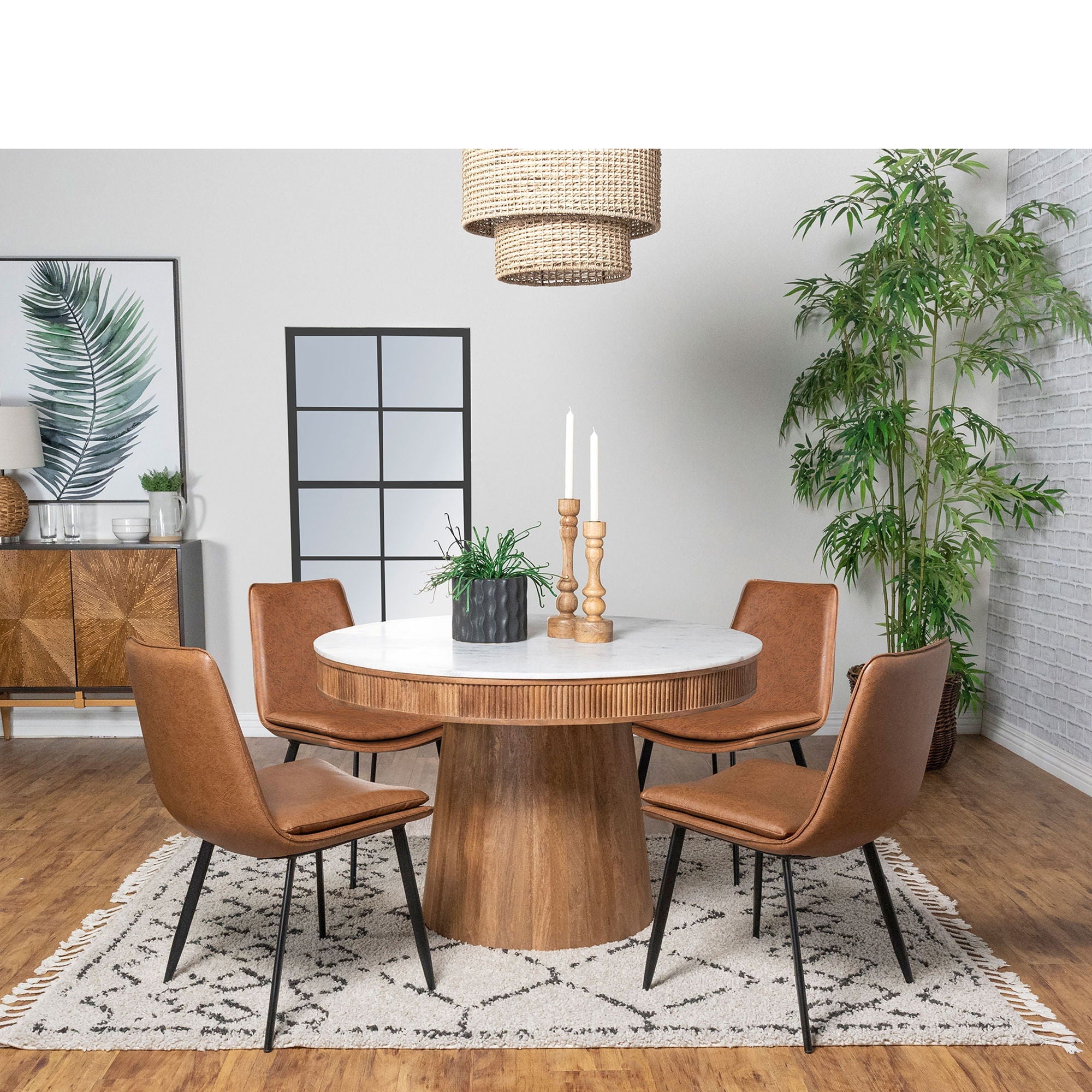 Feast - Coffee Dining Chair (Set of 2) - Coffee by HouseOfZazla
