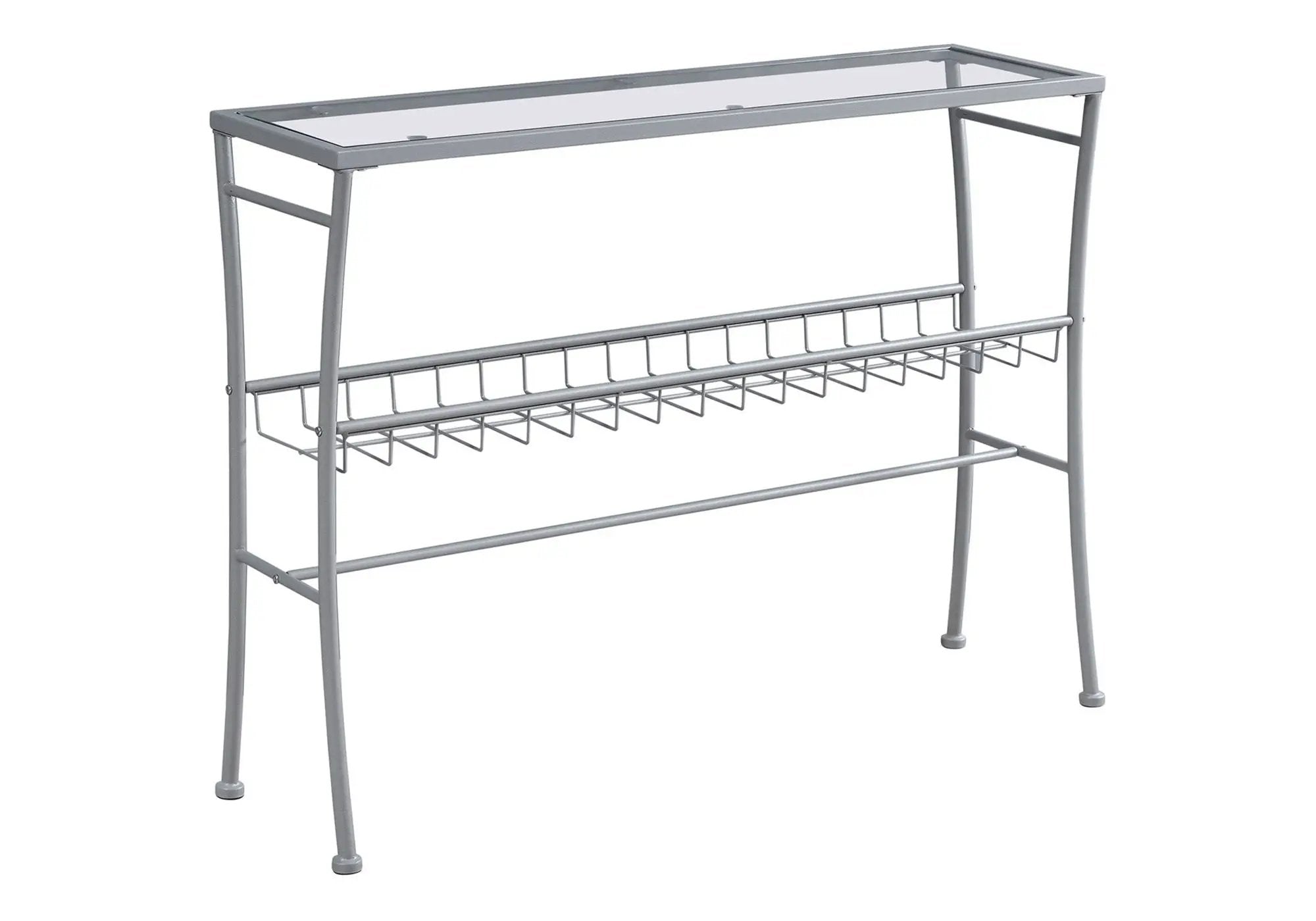 Accent Console Table For Entryway, Contemporary & Modern - Silver by Unique Piece Furniture