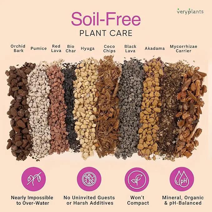 Molly's Orchid Mix - Premium Soilless Potting Mix for Orchids - Contains Bark, Coco Chips, Akadama, Pumice, Lava Rock, 11 Liters by GreenHaven Gardens