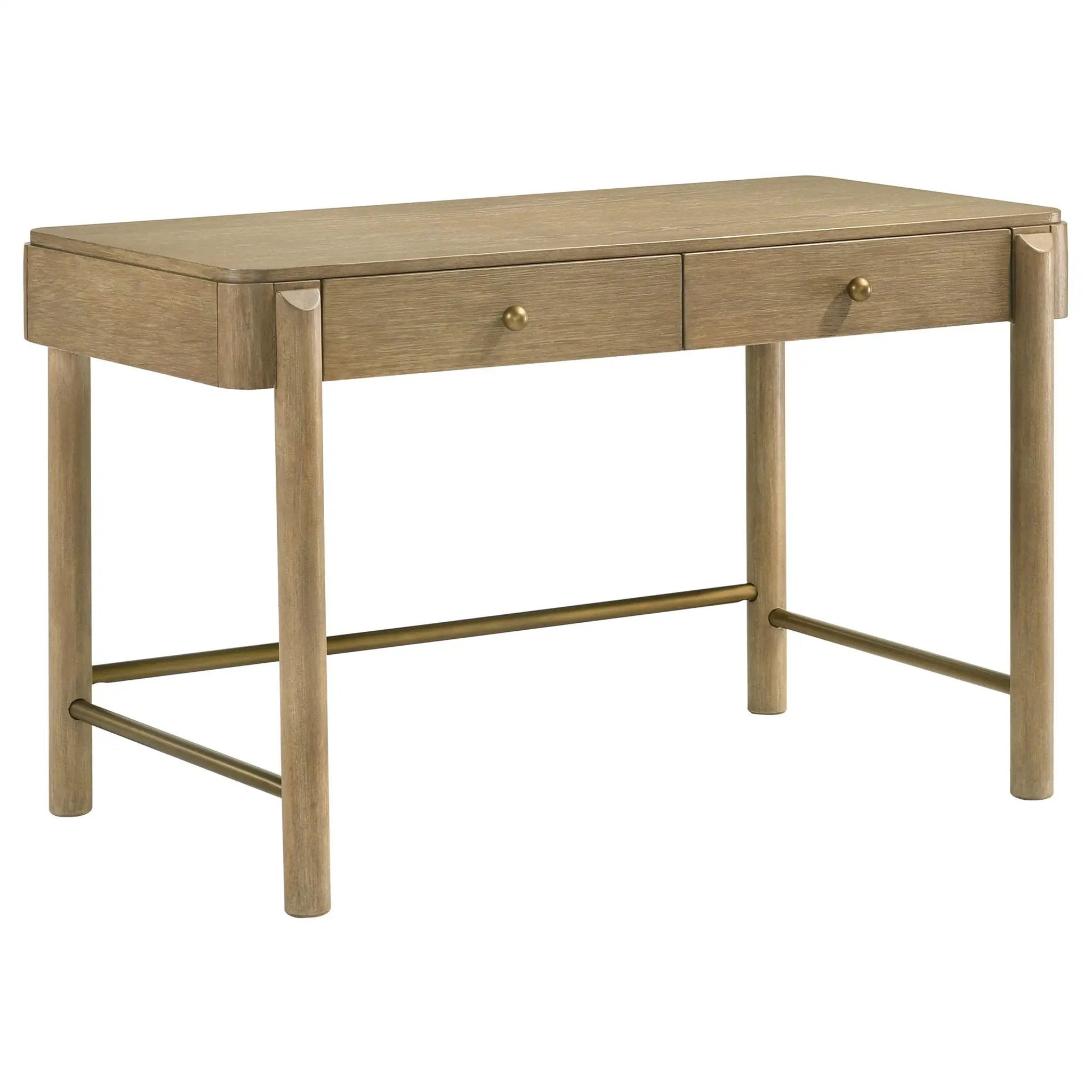 Arini 2-drawer Vanity Desk Makeup Table Sand Wash by Unique Piece Furniture