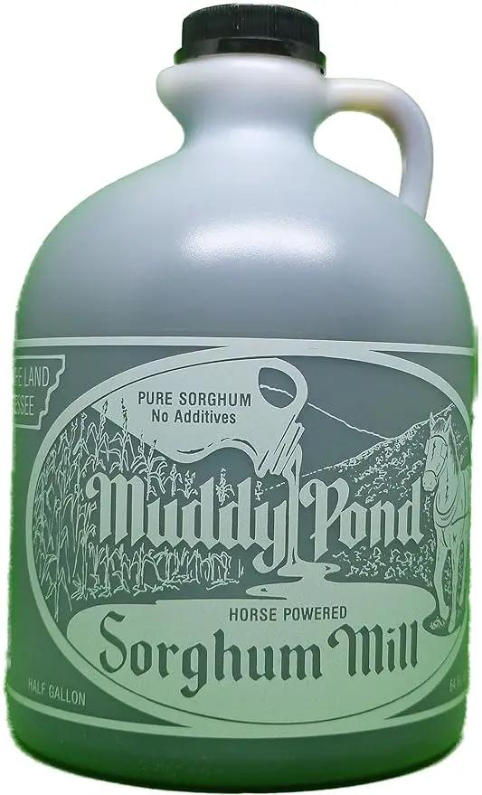 Muddy Pond Pure Sorghum 64 Fl. Oz. (Half Gallon) by GreenHaven Gardens