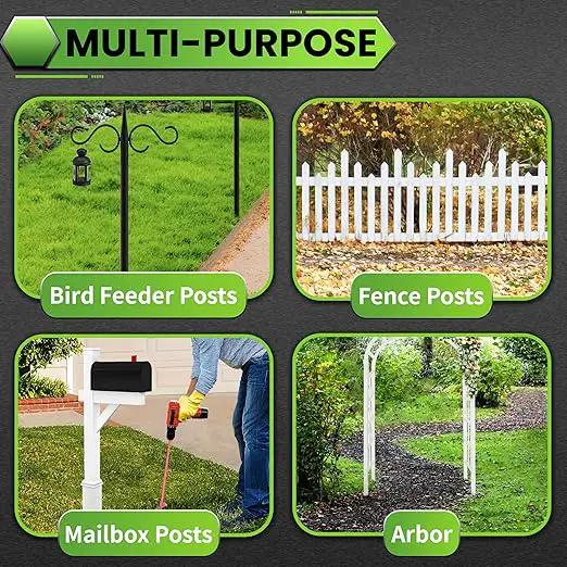 SYITCUN Auger Drill Bit for Planting - 1.6"X16.5" Heavy-Duty Garden Auger Spiral Drill Bit - Bulb Planter Tool & Auger Post Hole Digger - 3/8" Hex Drive Drill by GreenHaven Gardens