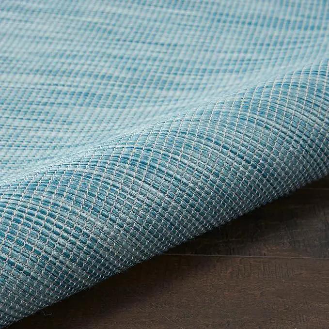 Nourison Positano Aqua 2' x 6' Area Rug Easy Clean, Non Shedding, Bed Room, Living Room, Dining Room, Kitchen (6' Runner) by GreenHaven Gardens