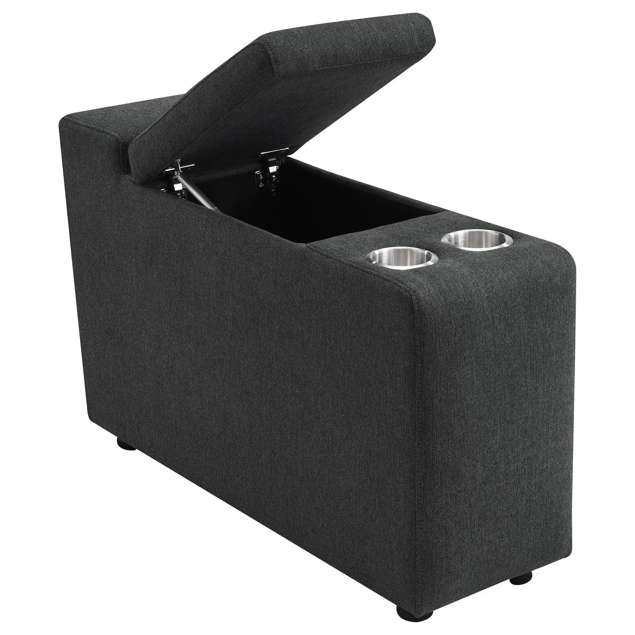 Collins 5-Piece Power Reclining Home Theater Seating Dark Grey by Unique Piece Furniture