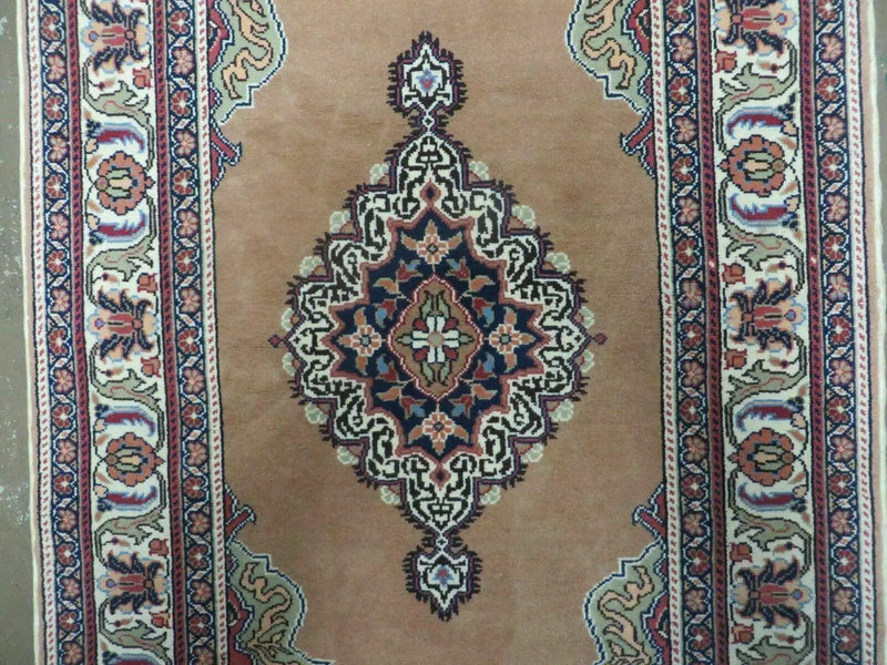 3' X 4' Vintage Handmade Turkish Kayseri Wool Cotton Rug Carpet Camel Hair Nice by Jewel Rugs