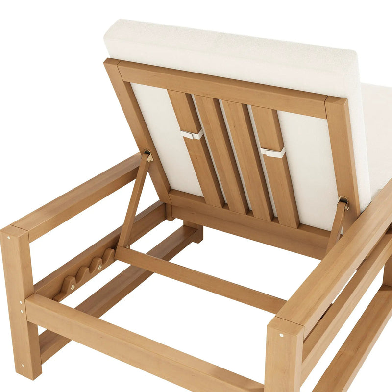 TREXM Outdoor Lounge Chairs Set of 2 by HouseOfZazla
