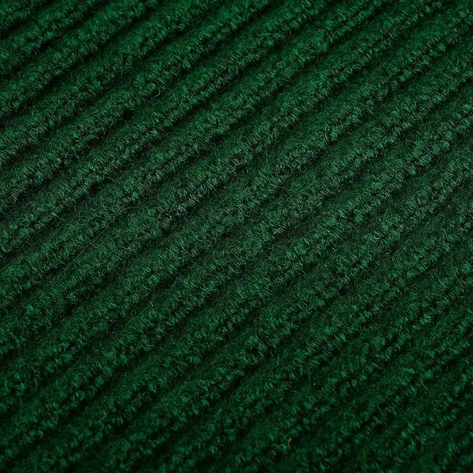 Profile Rubber Door Mat, 60x35inch, Heavy Duty, Entrance Doormat, Indoor and Outdoor, Waterproof, Easy Clean Shoe Scraper, Home Rug Welcome Mats for Entryway, Patio, Porch, Green by GreenHaven Gardens