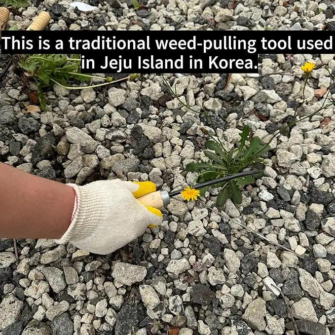 Korean Weed Puller Tool,Root Removal,Garden Weeder for Lawn&Flower Bed Maintenance,Portable Garden Weeder Tool,For Hand Weeder Puller for Vegetable Gardening Backyard Farm Planting Weeding Tool by GreenHaven Gardens