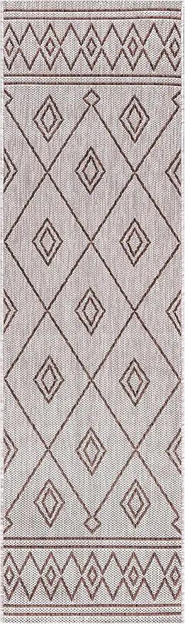 Keen Home Design Terrace Outdoor Runner Rug - 2x10 Washable Indoor/Outdoor Rug for Patio, Kitchen, Balcony, Beach, Garden, Deck and Porch, Size: 2'2"x9'11" by GreenHaven Gardens