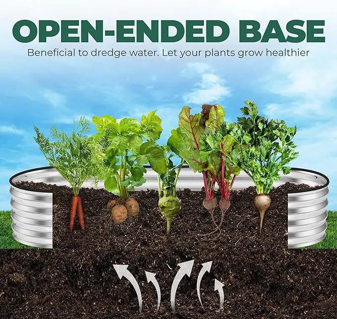 Utopia Home 2 Pack Galvanized Raised Garden Bed, 6ft x 2ft Lightweight Planter Boxes Outdoor with Easy Assembly, Large Garden Bed for Vegetables, Fruits, Flower - Silver by GreenHaven Gardens