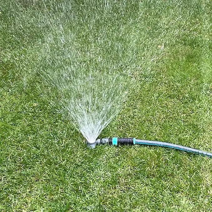 Spot Watering Sprinkler 400003, Covers Over 30 Ft Diameter, All Metal, Single Pattern by New England Garden Tools by GreenHaven Gardens