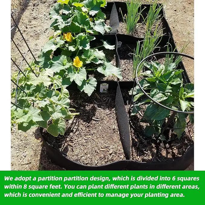 CJGQ Fabric Raised Garden Bed 4x2x1ft Garden Grow Bed Bags for Growing Herbs, Flowers and Vegetables 55 Gallon(2PACK)… by GreenHaven Gardens