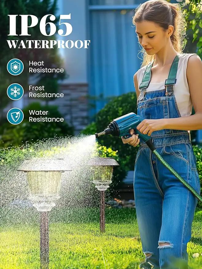 Solar Lights Outdoor Waterproof,6 Pack Bronze Pathway Lights with 10-40 LM Dimmable Glass and Metal, Solar Powered Garden Decor for Yard,Patio,Pathway,Driveway(Warm White) by GreenHaven Gardens