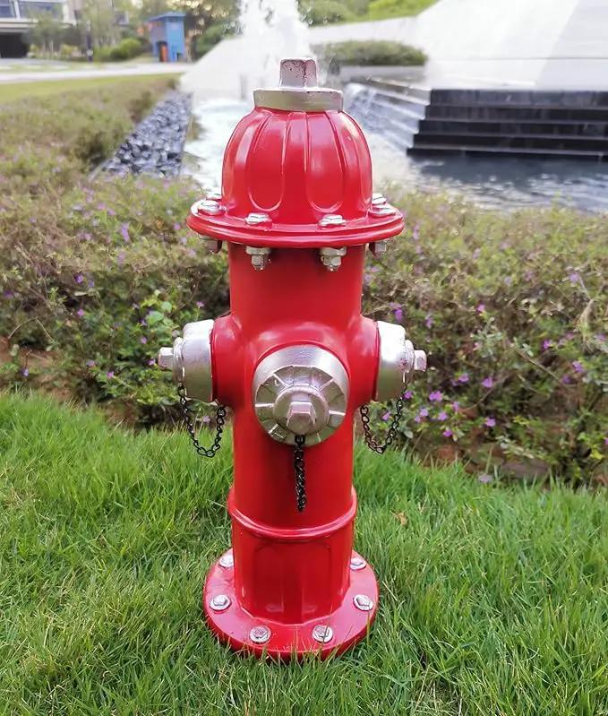 Fire Hydrant Garden Statue for Dogs to Pee On,Puppy Pee Post Training Tool Resin Statue,Indoor Outdoor Fire Hydrant Decor Figurines for Yard Art and Garden Lawn,The Perfect Firefighter Ideal Choice by GreenHaven Gardens