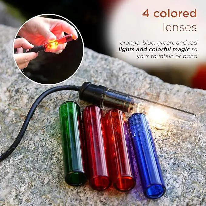 Alpine Corporation Outdoor Submersible Waterfall, Pond, and Fountain Halogen Lights by GreenHaven Gardens