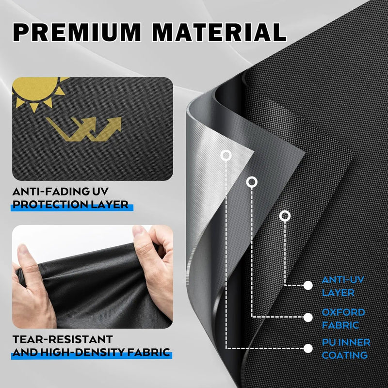 Grill Cover for Traeger Woodridge Pellet Grill TFB86MLH, Outdoor Griddle Cover for Traeger Pellet Smoker Grill, Waterproof BBQ Grill Cover for All Weather by GreenHaven Gardens