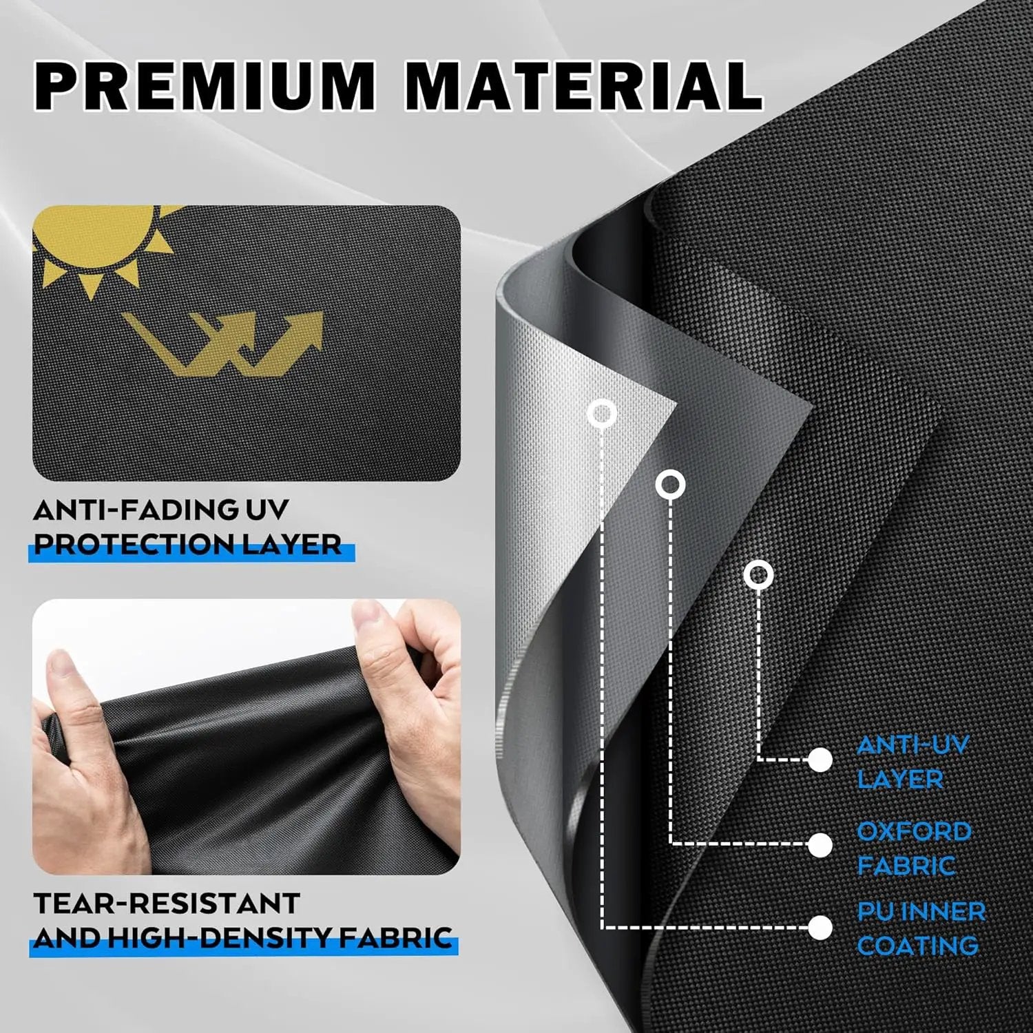 Grill Cover for Ninja PG301 Propane Griddle, Outdoor Griddle Cover for Ninja PG300 Series BBQ Grill-Waterproof by GreenHaven Gardens