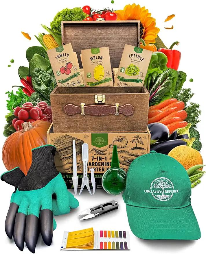 75 Vegetable & Greens Seeds Variety Pack, Garden Seed Starter Kit - Over 44,700 Non-GMO Heirloom Seeds for Planting Vegetables and Greens, Seeds Gift Seed Box with Gardening Supplies, Survival Kit by GreenHaven Gardens