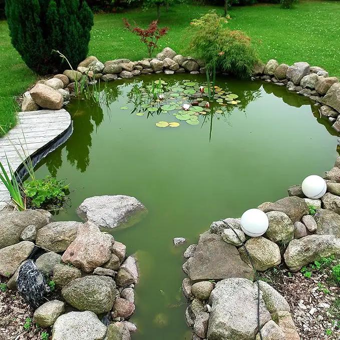 16 x 16 FT Pond Liner, 20 Mil Fish Pond HDPE Liner, Pond Liners for Outdoor Ponds, Koi Ponds, Garden Fountain, Waterfall by GreenHaven Gardens