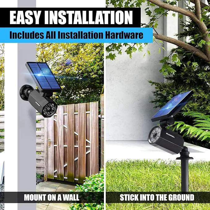 Bell+Howell Bionic Spotlight Motion Solar Spot Lights Outdoor Waterproof, Landscape Light, Outdoor Solar Yard Lighting Weather Resistant, Super Bright LED Lights, for Garden, Lawn As Seen On TV by GreenHaven Gardens