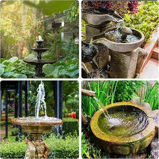 Biling 7.5W Solar Water Pump Outdoor, Solar Pond Pump Solar Fountain with DIY 5ft Tubing for Samll Ponds, Garden Pool and Bird Bath by GreenHaven Gardens