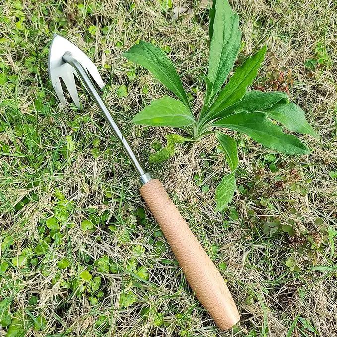 Japanese Weed Puller Tool Garden Tools Hand Weeder Tools - Gardening Hand Tools Weed Remover Tool for Vegetable Gardening Backyard Farm Planting & Weeding Removal Quick Work by GreenHaven Gardens