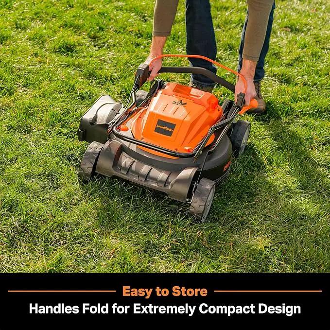 LawnMaster CLMF4819X 19-inch Brushless Cordless Mower with 2X24V MAX* 4.0Ah Battery and a Dual Charger 6 Cutting Position by GreenHaven Gardens