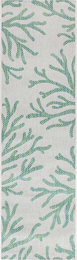 Keen Home Design Terrace Outdoor Runner Rug - 2x6 Washable Indoor/Outdoor Rug for Patio, Kitchen, Balcony, Beach, Garden, Deck and Porch, Size: 2'2"x5'7" by GreenHaven Gardens