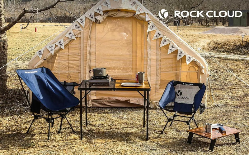 ROCK CLOUD Portable Camping Table Ultralight Aluminum Folding Grill Table Small Camp Table for Beach Hiking Backpacking Outdoor Picnic RV BBQ by GreenHaven Gardens