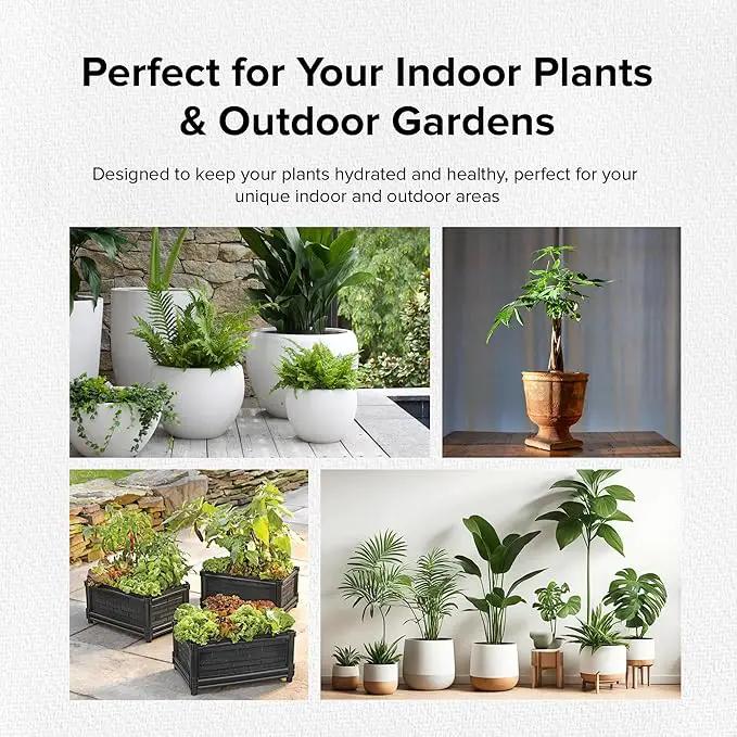 Classic Olla Watering Pot Mini – Set of 2 | Holds 12 Ounces | Plant Watering Bulb Olla Watering System with Terra Cotta Irrigation Pots | Self Watering While on Vacation | The Olla Company by GreenHaven Gardens