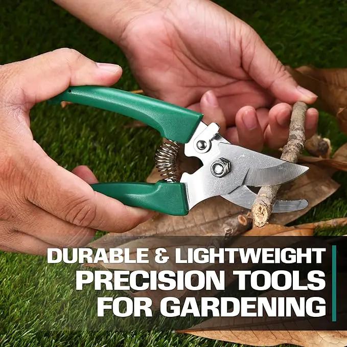 2wayz Garden Tool Set - 5-Piece Durable Gardening Hand Tools - 3x12x7-inch Gardening Kit with Portable Box and Carrying Case - Small Garden Planting Tools - Garden Essentials - Gift for Garden Lovers by GreenHaven Gardens