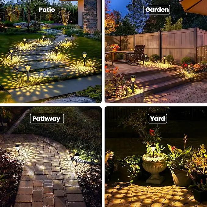 SOLPEX Solar Lights for Outside,10 Pack Solar Lights Outdoor Waterproof,Warm White Outdoor Solar Lights for Yard,Garden,Pathway,Patio and Landscape Lighting Decor by GreenHaven Gardens