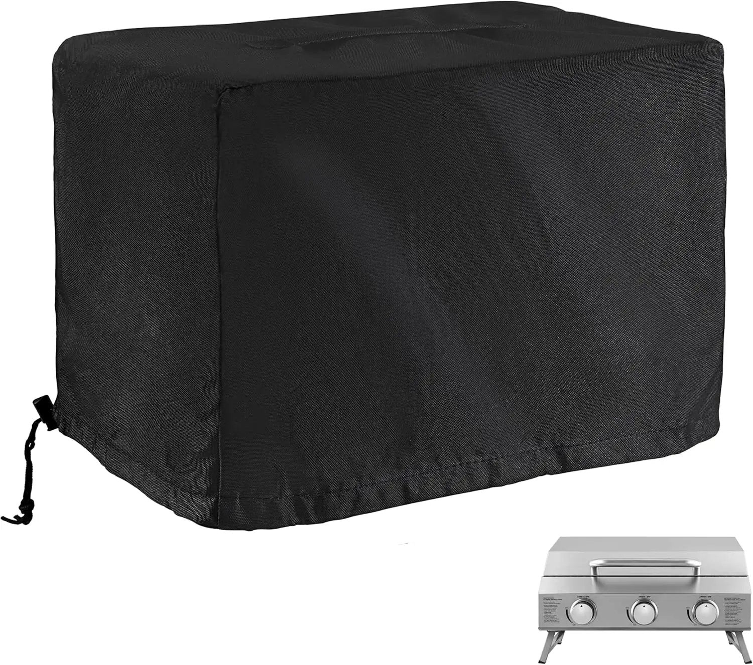Grill Cover for NXR 3 Burner Portable Gas Grill, Heavy-Duty 600D Tabletop BBQ Cover for NXR 3 Burner Outdoor Barbecue by GreenHaven Gardens