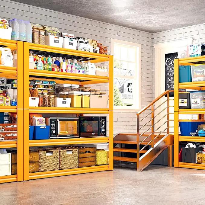 REIBII Garage Shelving Load 3000LBS, 5-Tier Storage Shelves, Adjustable Heavy Duty Metal Shelving Unit for Pantry, Basement, Warehouse, 72" H x 36" W x 16" D H, 3PC by GreenHaven Gardens